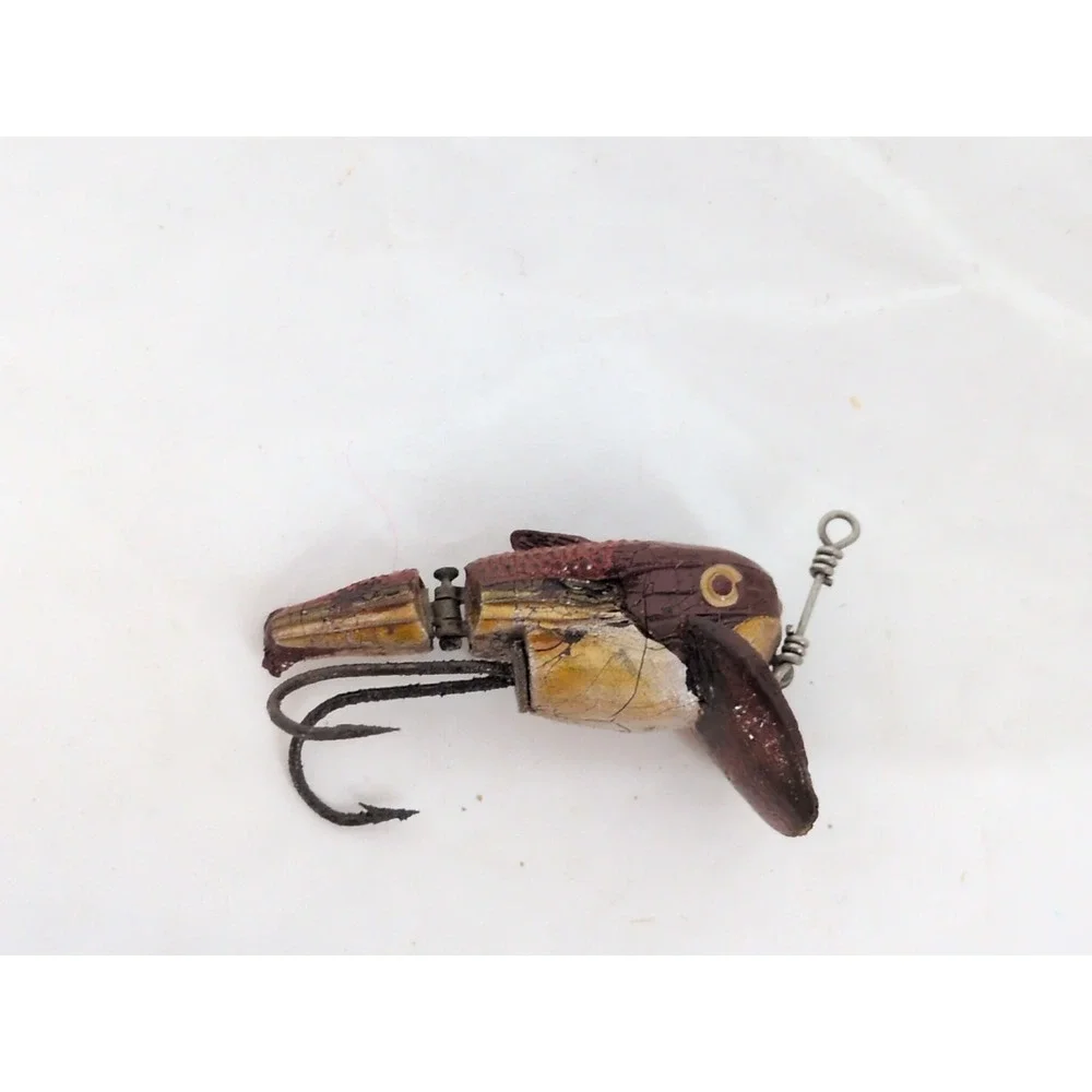 Vintage Rare Plucky the Swimming Fishing Lure With Instruction Paper Advertising
